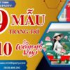 19 mẫu trang trí 20/10 đẹp nhất nhất 2025
