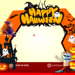 Dịch vụ trang trí cổng halooween - Cổng trang trí chủ đề halloween theo xu hướng hiện đại