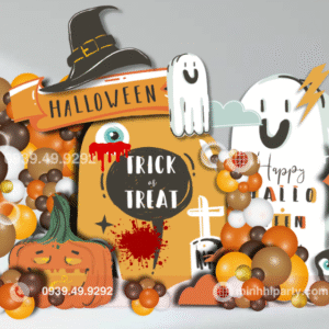 Trang trí halloween với hình ma dễ thương