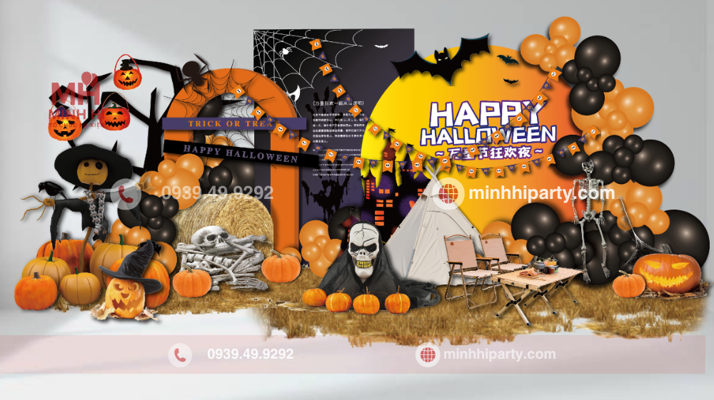 50 mau decor trang tri halloween 2025 11 Gợi ý trang trí halloween cho trường học