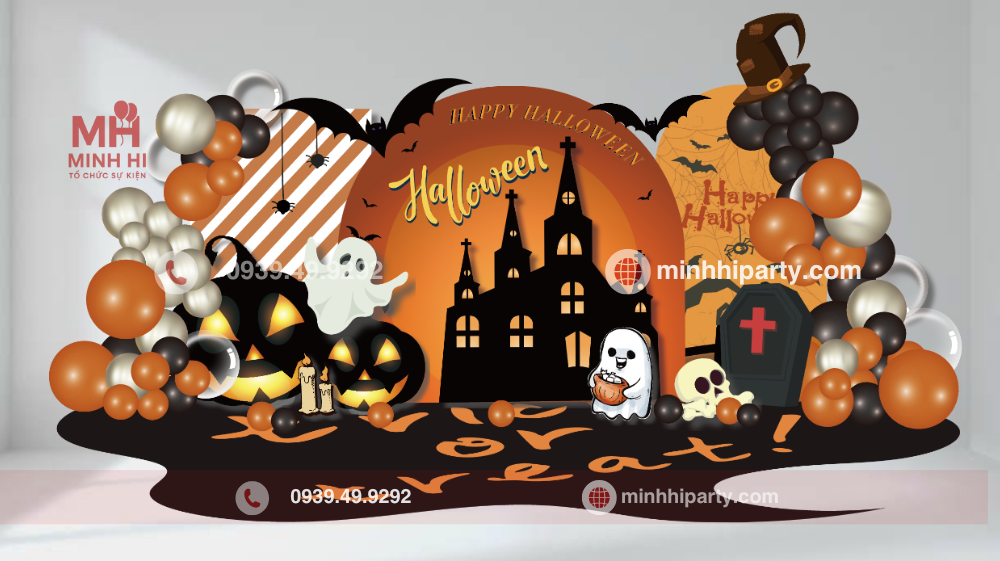 50 mau decor trang tri halloween 2025 12 Dịch vụ trang trí tiểu cảnh halloween