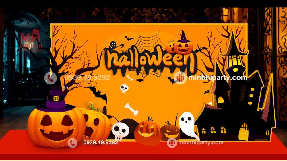 50 mau decor trang tri halloween 2025 2 Dịch vụ thiết kế trang trí halloween