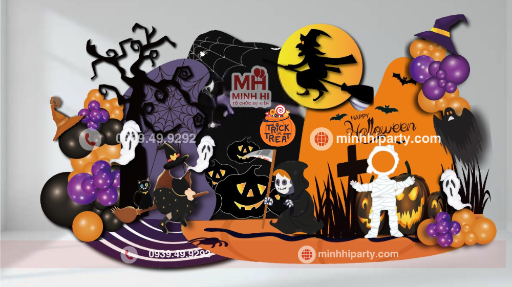 50 mau decor trang tri halloween 2025 8 Dịch vụ thiết kế trang trí halloween hiện đại trọn gói