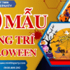 50 mẫu trang trí Halloween 2025 ấn tượng