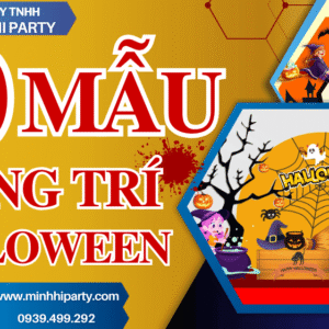50 mẫu trang trí Halloween 2025 ấn tượng