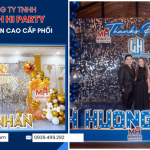 Mẫu trang trí sequin cho công ty