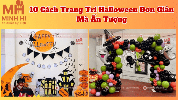 Cách trang trí Halloween đơn giản mà ấn tượng