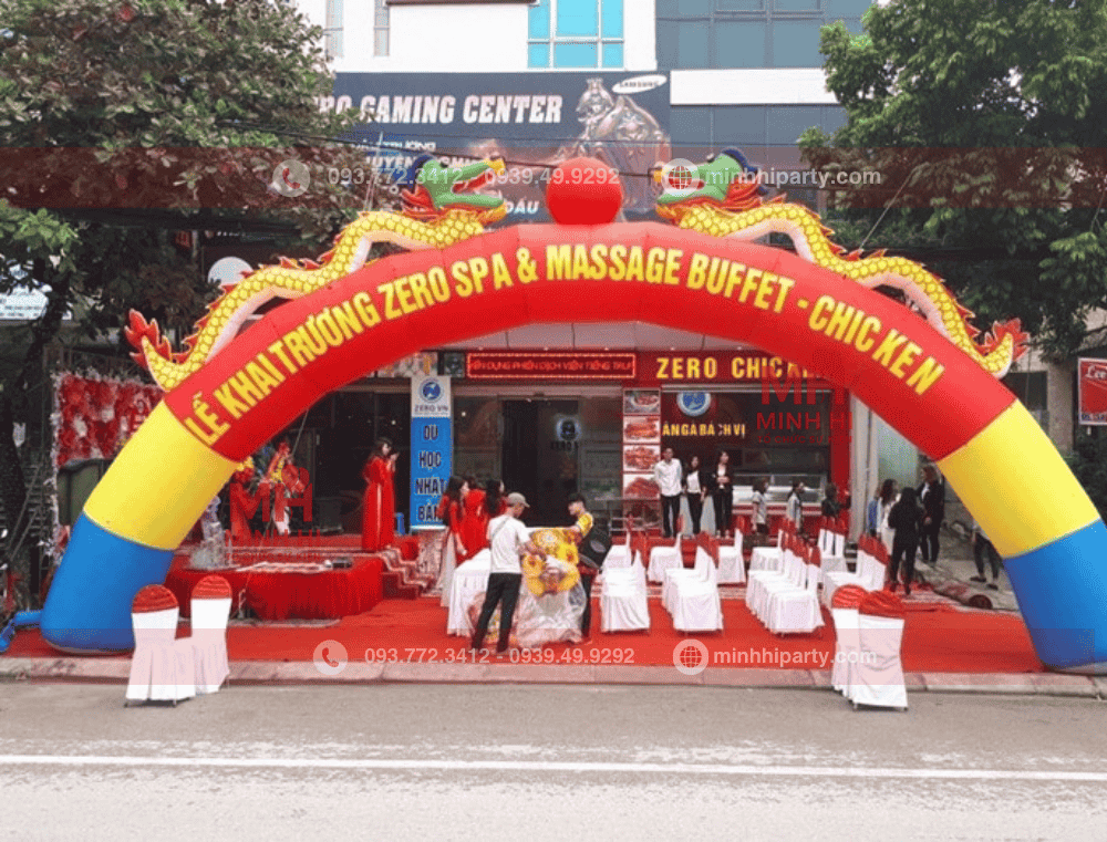 cho thuê cổng hơi khai trương tại TPHCM