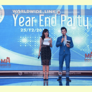 Dịch vụ cho thuê MC cho sự kiện tất niên vớikinh nghiệm dẫn chương trình chuẩn từ nhỏ đến lớn