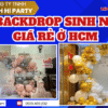 In backdrop sinh nhật giá rẻ tại TPHCM chất lượng