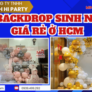 In backdrop sinh nhật giá rẻ tại TPHCM chất lượng