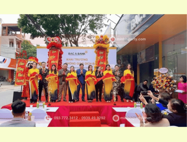 khai trương trọn gói tại TPHCM do Minh Hi Party cung cấp