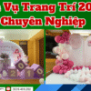 Dịch vụ trang trí 20/10 chuyên nghiệp tại TPHCM do Minh Hi Party cung cấp trọn gói