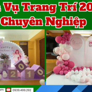 Dịch vụ trang trí 20/10 chuyên nghiệp tại TPHCM do Minh Hi Party cung cấp trọn gói