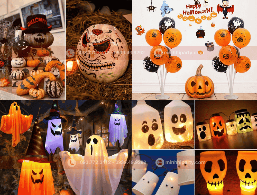 Đồ trang trí Halloween đa dạng và giá rẻ