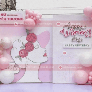 ý tưởng trang trí 20/10 đơn giản với tone màu pastel sang trọng