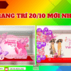 Dịch vụ trang trí 20/10 chuyên nghiệp trọn gói tại TPHCM