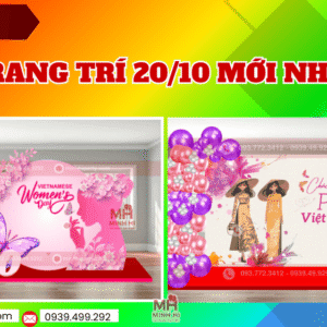 Dịch vụ trang trí 20/10 chuyên nghiệp trọn gói tại TPHCM