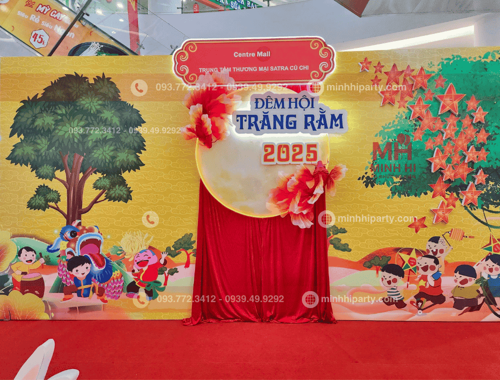 Trang trí trung thu "đêm hội trăng rằm 2025' theo xu hướng mới nhất hiện nay