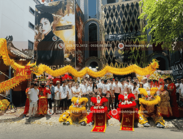 Dịch vụ múa lân mừng khai trương tại quận 1 với dịch vụ múa rồng