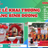 TỔ CHỨC LỄ KHAI TRƯƠNG CỬA HÀNG BÌNH DƯƠNG do Minh Hi Party cung cấp