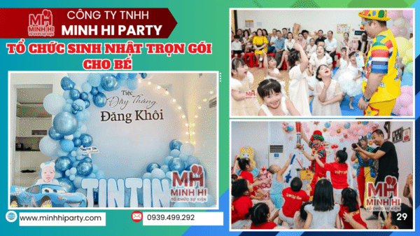 dịch vụ tổ chức sinh nhật trọn gói cho bé trai tại quận 8
