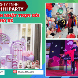 Tổ chức sinh nhật cho bé gái tại khu vực quận 8 trọn gói đa dạng các dịch vụ được yêu thích nhất hiện nay