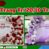 Trang trí 20/10 dịch vụ chuyên nghiệp tại Minh Hi Party