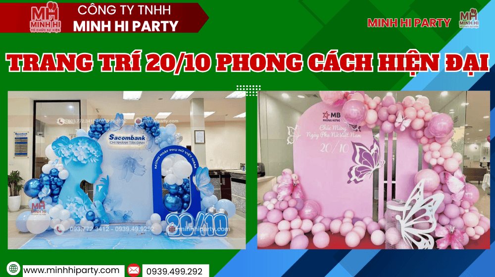 trang tri 2010 phong cach hien dai mẫu decor 20/10 mang phong cách hiện đại thiết kế mới theo xu hướng
