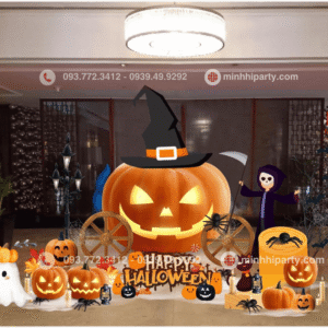 Trang trí tiểu cảnh Halloween cho trung tâm thương mại