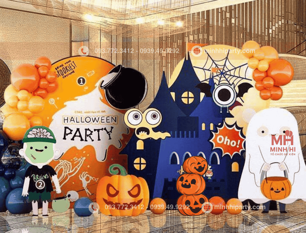 Trang trí Halloween bằng giấy với mẫu thiết kế 3D nổi bật