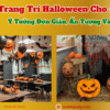 trang trí halloween cho lớp học đơn giản dễ làm và dịch vụ trang trí Halloween chuyên nghiệp