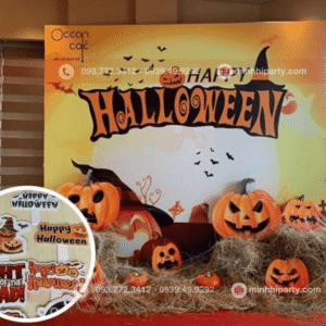 Trang trí Halloween đơn giản cho lớp học