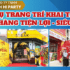 Dịch vụ trang trí khai trương cửa hàng tiện lợi - siêu thị tại TPHCM do Minh Hi cung cấp