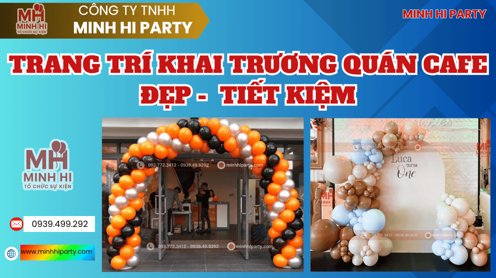 trang tri khai truong quan cafe dep 1 trang trí khai trương quán cà phê đẹp và tiết kiệm
