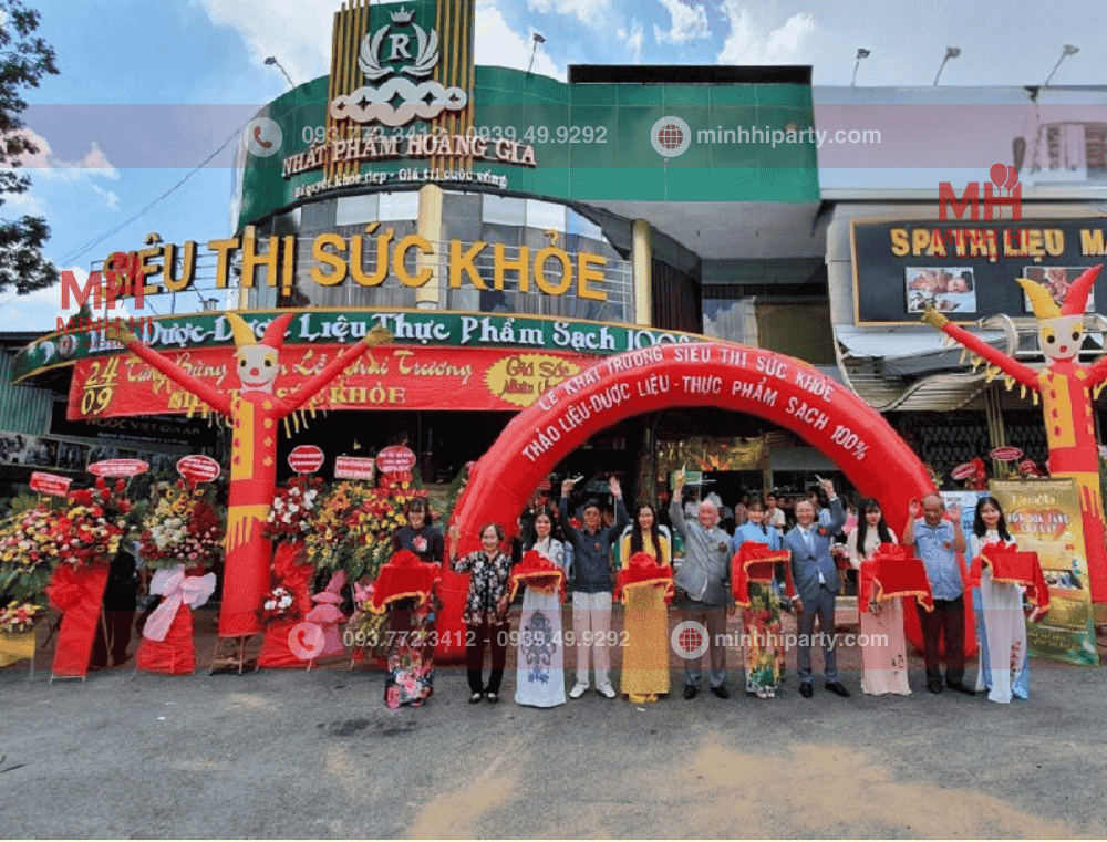 Tổ chức khai trương cho siêu thị sức khoẻ dược phẩm