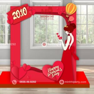 Thi công khung check-in chụp ảnh 20/10 tại HCM