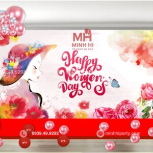 Thi công trang trí bong bóng sự kiện 20/10