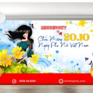 Thiết kế trang trí 20/10 theo xu hướng dành cho danh nghiệp văn phòng công ty