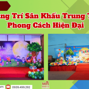 Trang trí sân khấu trung thu với phong cách truyền thống