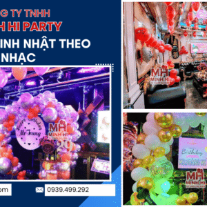 Trang trí sinh nhật theo chủ đề Âm nhạc - Mẫu trang trí sinh nhật dành cho người lớn