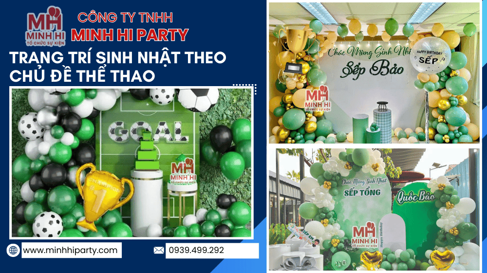 trang tri sinh nhat chu de the thao mau trang tri sinh nhat nguoi lon Dịch vụ Trang trí sinh nhật người lớn theo chủ đề Thể thao