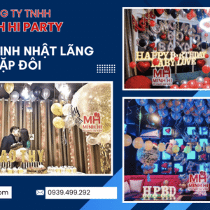 Mẫu trang trí sinh nhật lãng mạn dành cho cặp đôi