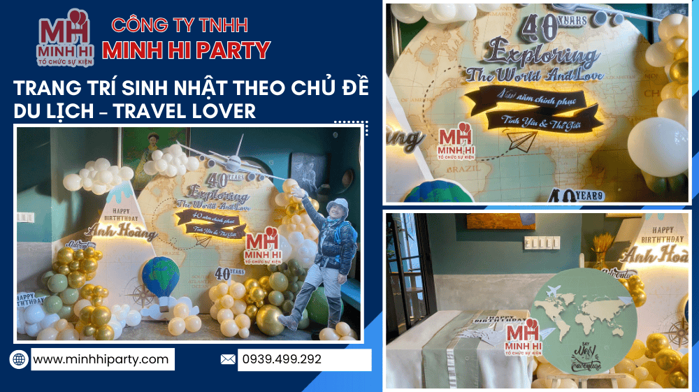 trang tri sinh nhat theo chu de du lich travel lover mau trang tri sinh nhat nguoi lon Trang trí sinh nhật người lớn theo chủ đề du lịch Travel Lover
