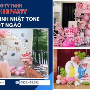Trang trí sinh nhật người lớn theo tone pastel ngọt ngào