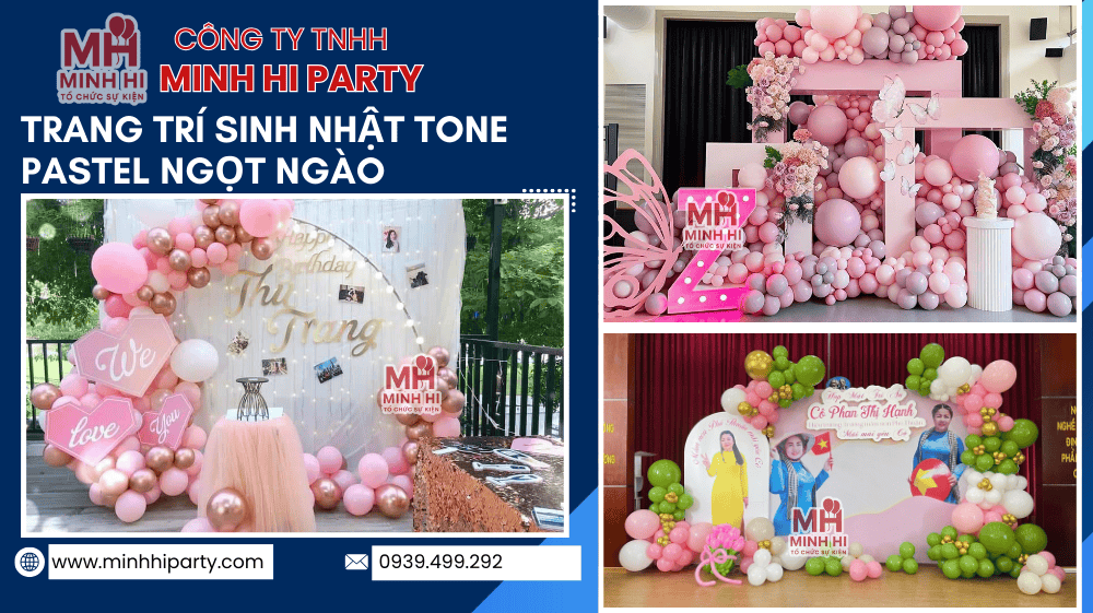 trang tri sinh nhat tone pastel ngot ngao mau trang tri sinh nhat nguoi lon Trang trí sinh nhật người lớn theo tone pastel ngọt ngào