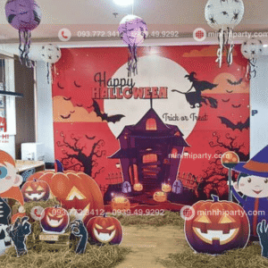 Decor trang trí Halloween cho trường học chủ đề Hary Patter