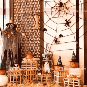 Trang trí halloween phong cách cổ điển mô hình sáng tạo