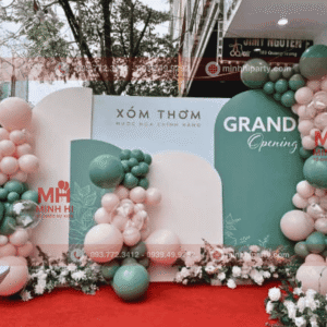Mẫu trang trí khai trương thiết kế dạng tiểu cảnh