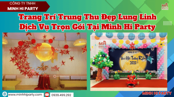 Dịch vụ trang trí trung thu truyền thống và hiện đại